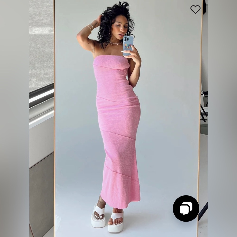 Princess Polly Oscar Pink Midi Dress